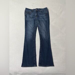 American Eagle Outfitters Women's Boot Cut Jeans - Dark Blue